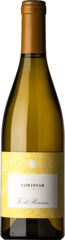 69,95 € Kostenloser Versand | Weißwein Vie di Romans Cortesar D.O.C. Friuli Isonzo Friaul-Julisch Venetien Italien Chardonnay Flasche 75 cl