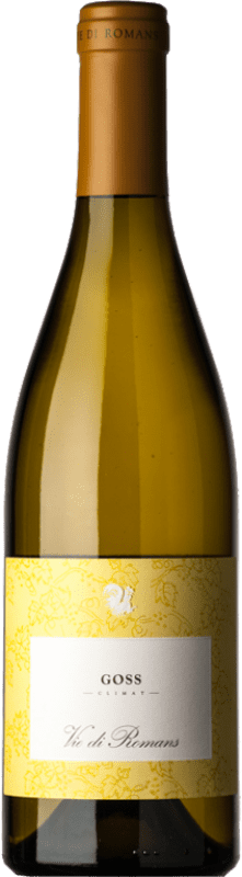 69,95 € Envío gratis | Vino blanco Vie di Romans Goss D.O.C. Friuli Isonzo Friuli-Venezia Giulia Italia Chardonnay Botella 75 cl