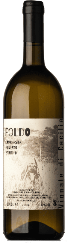 14,95 € 免费送货 | 白酒 Vignale di Cecilia Poldo I.G.T. Veneto 威尼托 意大利 Garganega, Friulano, Muscat White 瓶子 1 L