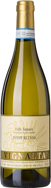 14,95 € Бесплатная доставка | Белое вино Vignalta D.O.C. Colli Euganei Венето Италия Pinot White бутылка 75 cl