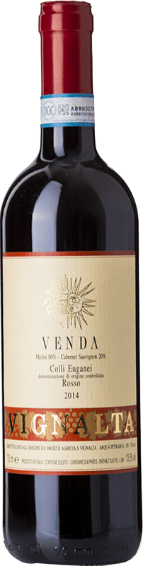 14,95 € Free Shipping | Red wine Vignalta Rosso Venda D.O.C. Colli Euganei Veneto Italy Merlot, Cabernet Sauvignon Bottle 75 cl