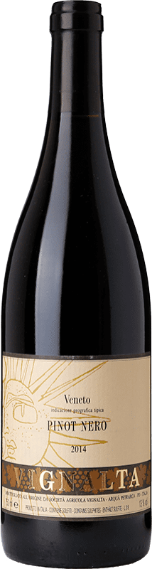 29,95 € Бесплатная доставка | Красное вино Vignalta I.G.T. Veneto Венето Италия Pinot Black бутылка 75 cl