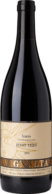 29,95 € Kostenloser Versand | Rotwein Vignalta I.G.T. Veneto Venetien Italien Spätburgunder Flasche 75 cl