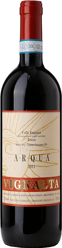 44,95 € Envoi gratuit | Vin Rouge Vignalta Arquà D.O.C. Colli Euganei Vénétie Italie Merlot, Cabernet Sauvignon Bouteille 75 cl