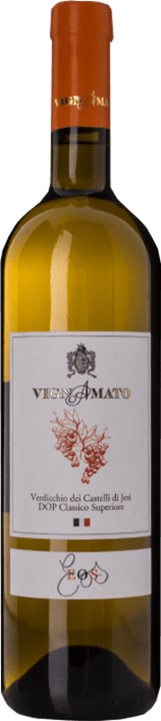 13,95 € 免费送货 | 白葡萄酒 Vignamato Eos 特级 D.O.C. Verdicchio dei Castelli di Jesi 马尔凯 意大利 Verdicchio — 维尔迪基奥 75 cl