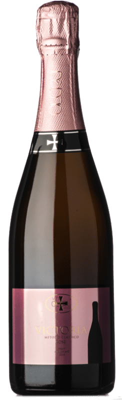 24,95 € 送料無料 | ロゼスパークリングワイン OlCru Metodo Classico Victoria Rosé Brut I.G.T. Lombardia ロンバルディア イタリア Pinot Black ボトル 75 cl