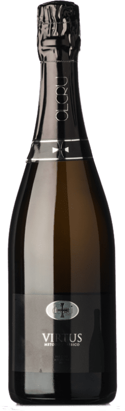 19,95 € 送料無料 | 白スパークリングワイン OlCru Metodo Classico Pas Dosé Virtus Zéro Dosage I.G.T. Lombardia ロンバルディア イタリア Pinot Black ボトル 75 cl
