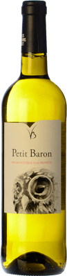 7,95 € Envio grátis | Vinho branco Buzet Petit Baron Blanc A.O.C. Buzet França Sémillon, Sauvignon Garrafa 75 cl