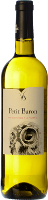 7,95 € Envío gratis | Vino Blanco Buzet Petit Baron A.O.C. Buzet Francia Sémillon, Sauvignon 75 cl