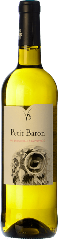 7,95 € Kostenloser Versand | Weißwein Buzet Petit Baron Blanc A.O.C. Buzet Frankreich Sémillon, Sauvignon Flasche 75 cl