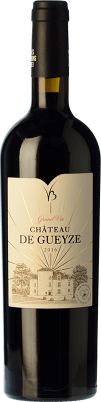 15,95 € Free Shipping | Red wine Buzet Château de Gueyze Aged A.O.C. Buzet France Merlot, Cabernet Sauvignon Bottle 75 cl