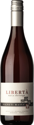 23,95 € Kostenloser Versand | Rosé-Wein Vigneti Massa Libertà Jung D.O.C. Piedmont Piemont Italien Barbera Flasche 75 cl