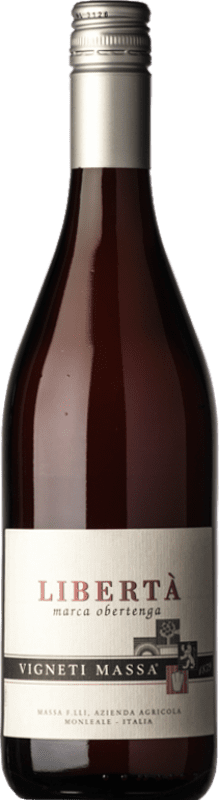 7,95 € Бесплатная доставка | Розовое вино Vigneti Massa Libertà молодое D.O.C. Piedmont Пьемонте Италия Barbera — Барбера Бутылка 75 cl