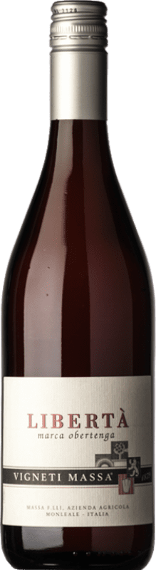 23,95 € Бесплатная доставка | Розовое вино Vigneti Massa Libertà Молодой D.O.C. Piedmont Пьемонте Италия Barbera бутылка 75 cl