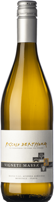 13,95 € Envío gratis | Vino blanco Vigneti Massa Piccolo Derthona D.O.C. Piedmont Piemonte Italia Bacca Blanca Botella 75 cl