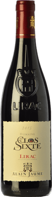 15,95 € Envio grátis | Vinho tinto Alain Jaume Domaine du Clos de Sixte Crianza A.O.C. Lirac Rhône França Syrah, Grenache, Mourvèdre Garrafa 75 cl