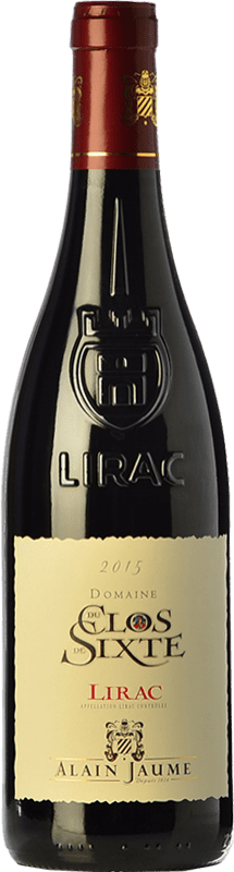 15,95 € Envoi gratuit | Vin Rouge Alain Jaume Domaine du Clos de Sixte Crianza A.O.C. Lirac Rhône France Syrah, Garnacha — Grenache, Mourvèdre Eco — Biologique Bouteille 75 cl