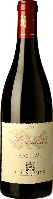 13,95 € Spedizione Gratuita | Vino rosso Alain Jaume Rasteau Les Valats Quercia I.G.P. Vin de Pays Rasteau Rhône Francia Syrah, Grenache, Mourvèdre Bottiglia 75 cl