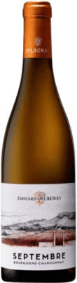 22,95 € Envío gratis | Vino Blanco Edouard Delaunay Septembre A.O.C. Bourgogne Borgoña Francia Chardonnay 75 cl