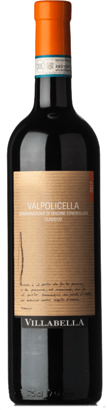 10,95 € 送料無料 | 赤ワイン Villabella Classico D.O.C. Valpolicella ベネト イタリア Corvina, Rondinella, Corvinone ボトル 75 cl