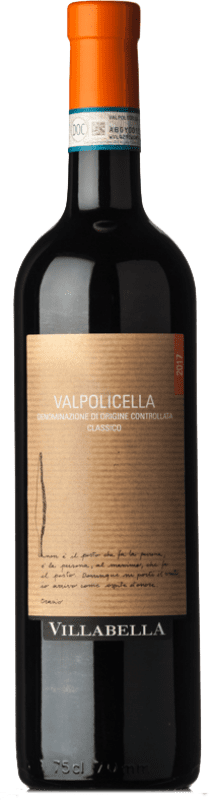 10,95 € Envío gratis | Vino Tinto Villabella Classico — Clásico D.O.C. Valpolicella Veneto Italia Corvina, Rondinella, Corvinone Botella 75 cl