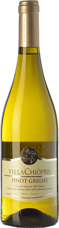 11,95 € Бесплатная доставка | Белое вино Villa Chiòpris D.O.C. Friuli Grave Фриули-Венеция-Джулия Италия Pinot Grey бутылка 75 cl