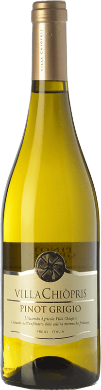 11,95 € Free Shipping | White Wine Villa Chiòpris D.O.C. Friuli Grave Friuli-Venezia Giulia Italy Pinot Gris Bottle 75 cl