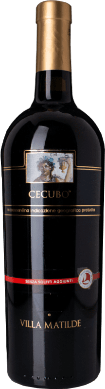 36,95 € Envío gratis | Vino Tinto Villa Matilde Cecubo I.G.T. Roccamonfina Campania Italia Primitivo, Piedirosso 75 cl