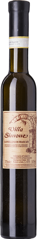 24,95 € Kostenloser Versand | Süßer Wein Villa Simone D.O.C.G. Cannellino di Frascati Latium Italien Grechetto, Weiße Malvasia, Malvasia del Lazio Halbe Flasche 37 cl