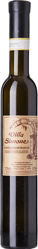 25,95 € 送料無料 | 甘口ワイン Villa Simone D.O.C.G. Cannellino di Frascati ラツィオ イタリア Malvasia — マルヴァジア, Grechetto — グレケット ハーフボトル 37 cl