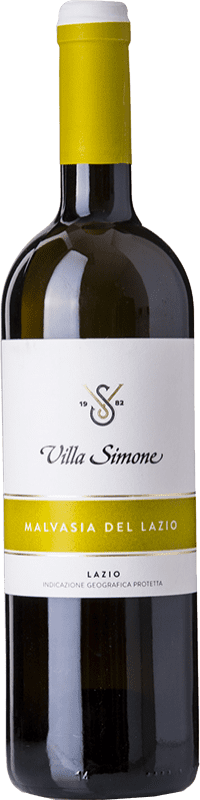 12,95 € Envío gratis | Vino Blanco Villa Simone I.G.T. Lazio Lazio Italia Malvasía Botella 75 cl
