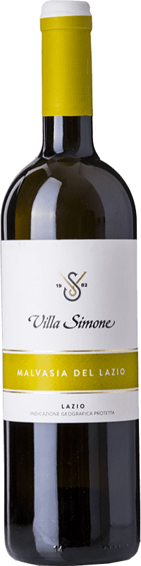 12,95 € Envío gratis | Vino blanco Villa Simone I.G.T. Lazio Lazio Italia Malvasía del Lazio Botella 75 cl