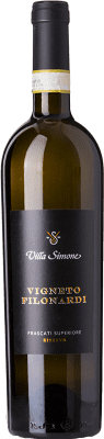 18,95 € 免费送货 | 白酒 Villa Simone V Filonardi 预订 D.O.C.G. Frascati Superiore 拉齐奥 意大利 Trebbiano, Grechetto, White Malvasia, Malvasia del Lazio 瓶子 75 cl