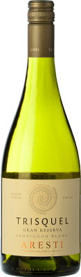 18,95 € Envío gratis | Vino blanco Aresti Trisquel Valle de Leyda Chile Sauvignon Blanca Botella 75 cl