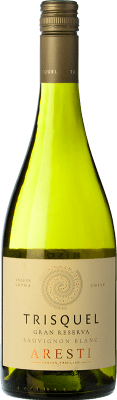 14,95 € Spedizione Gratuita | Vino bianco Aresti Trisquel D.O. Valle de Leyda Valle de Leyda Chile Sauvignon Bianca Bottiglia 75 cl