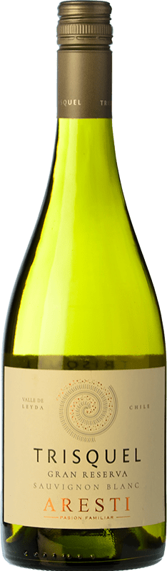 14,95 € 免费送货 | 白酒 Aresti Trisquel D.O. Valle de Leyda Valle de Leyda 智利 Sauvignon White 瓶子 75 cl