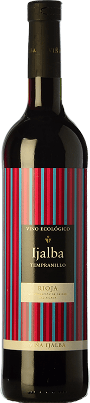 6,95 € Envio grátis | Vinho Tinto Viña Ijalba Jovem D.O.Ca. Rioja La Rioja Espanha Tempranillo Eco — Biológico Garrafa 75 cl