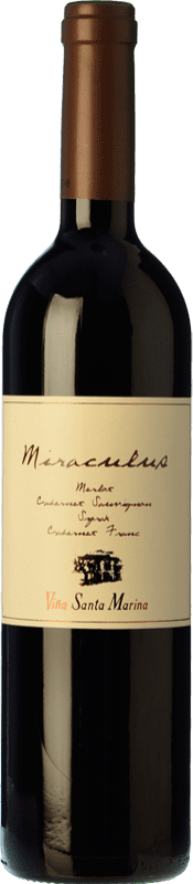 21,95 € Kostenloser Versand | Rotwein Santa Marina Miráculus Reserve — Gereift I.G.P. Vino de la Tierra de Extremadura Extremadura Spanien Merlot, Syrah, Cabernet Sauvignon, Cabernet Franc, Petit Verdot 75 cl