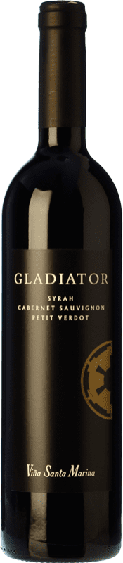 24,95 € Envio grátis | Vinho Tinto Santa Marina Gladiator Reserva I.G.P. Vino de la Tierra de Extremadura Extremadura Espanha Syrah, Cabernet Sauvignon, Petit Verdot 75 cl