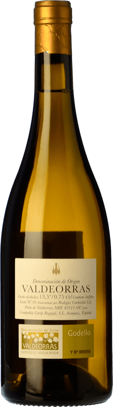 15,95 € Бесплатная доставка | Белое вино El Regajal Ladeiras старения D.O. Valdeorras Галисия Испания Godello бутылка 75 cl