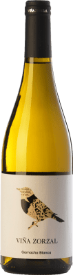 12,95 € Spedizione Gratuita | Vino bianco Viña Zorzal Crianza D.O. Navarra Navarra Spagna Grenache Bianca Bottiglia 75 cl