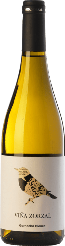 7,95 € Бесплатная доставка | Белое вино Viña Zorzal старения D.O. Navarra Наварра Испания Grenache White бутылка 75 cl
