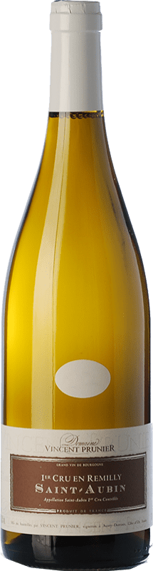 48,95 € Envío gratis | Vino blanco Vincent Prunier Saint-Aubin 1er Cru en Remilly Crianza A.O.C. Chassagne-Montrachet Borgoña Francia Chardonnay Botella 75 cl