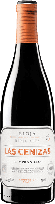 31,95 € Бесплатная доставка | Красное вино Hernáiz Las Cenizas старения D.O.Ca. Rioja Ла-Риоха Испания Tempranillo, Mazuelo бутылка 75 cl