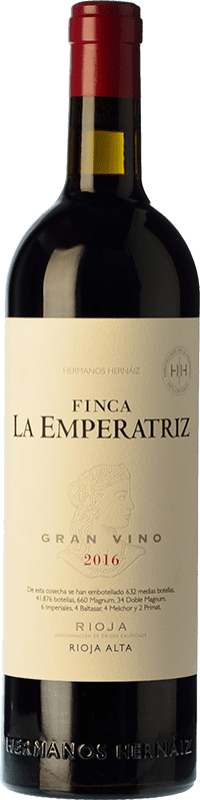 46,95 € Free Shipping | Red wine Hernáiz Finca La Emperatriz Gran Vino Tinto Reserva D.O.Ca. Rioja The Rioja Spain Tempranillo, Grenache, Viura Bottle 75 cl