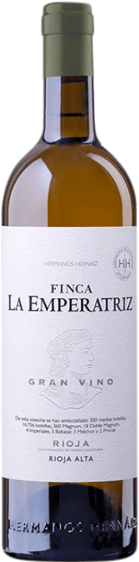 48,95 € Free Shipping | White wine Hernáiz Finca La Emperatriz Gran Vino Blanco Aged D.O.Ca. Rioja The Rioja Spain Viura Bottle 75 cl