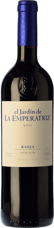 15,95 € Envoi gratuit | Vin Rouge Hernáiz El Jardín de la Emperatriz Chêne D.O.Ca. Rioja La Rioja Espagne Tempranillo, Grenache, Graciano, Viura, Maturana Blanc Bouteille 75 cl