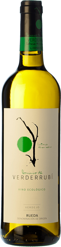 9,95 € Envio grátis | Vinho branco Dominio de Verderrubí Crianza D.O. Rueda Castela e Leão Espanha Verdejo Garrafa 75 cl