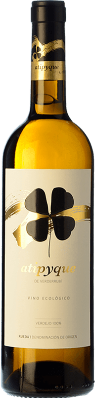 14,95 € Free Shipping | White wine Dominio de Verderrubí Atipyque Aged D.O. Rueda Castilla y León Spain Verdejo Bottle 75 cl