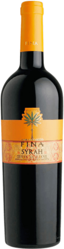 13,95 € Free Shipping | Red wine Cantine Fina I.G.T. Terre Siciliane Sicily Italy Syrah Bottle 75 cl